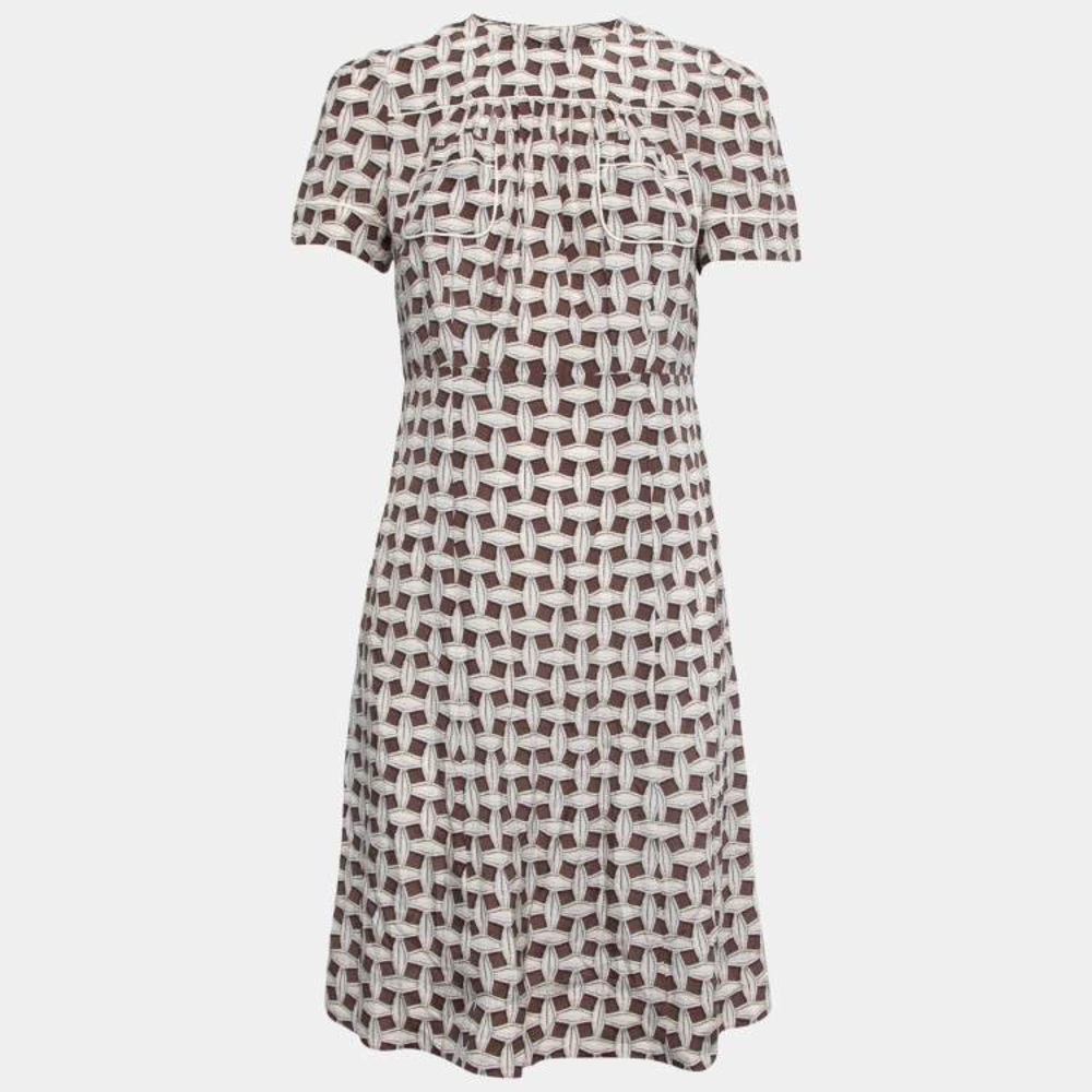 Louis Vuitton silk pocket detail dress